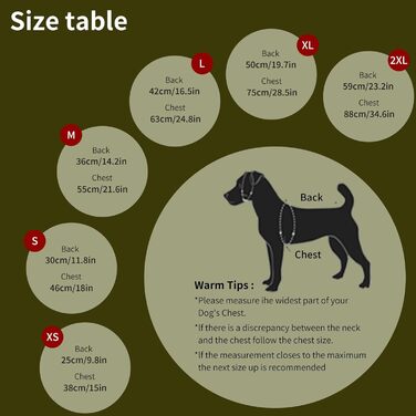 Зимовий теплий одяг для собак, куртка з нагрудником, вітрозахисний жилет з бавовни для маленьких собак (Зелений, XL)