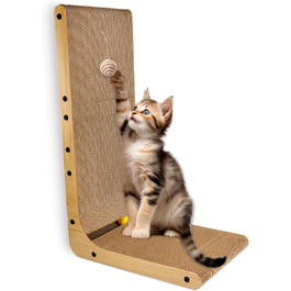 Кігтеточка для котів 68 см: велика, з картону, XXL, ліжко, ковдра та меблі для котів