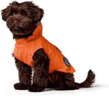 Дощовик для собак Hunter Milford, оранжевий, розмір 50: ергономічний, регульований, для нашийника, легко миється