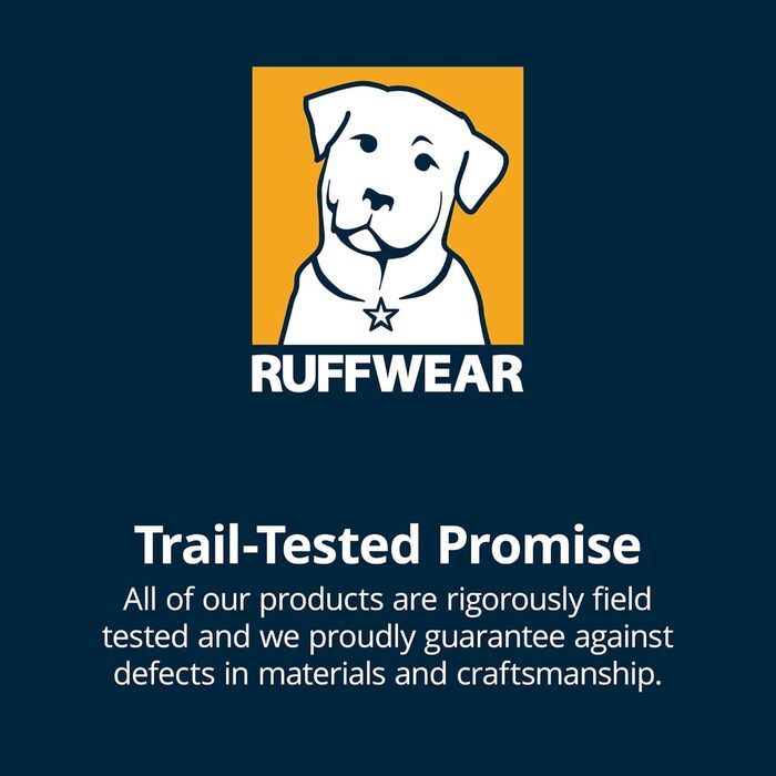Шлея Ruffwear Flagline з ручкою, легка регульована шлейка для собак, 3 точки кріплення повідка, посилений ремінь і міцний V-подібний металевий кільце, синя, XXS (33-43 см)