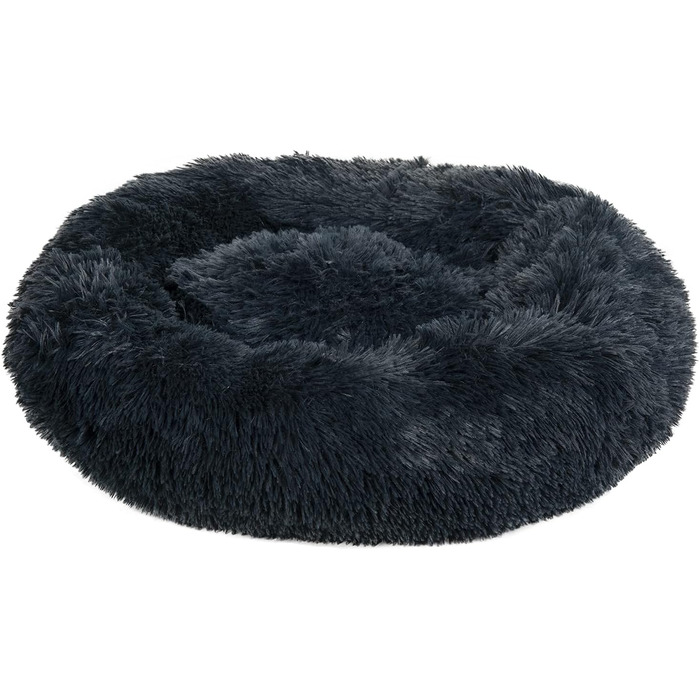 Ліжко для собак HKM Fluffy, темно-сірий, 80x25 см