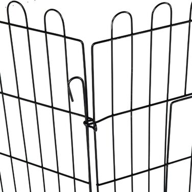 PawHut® вольєр для цуценят, огорожа для собак, вольєр-загон для малечі, 5 розмірів: 71x61 см