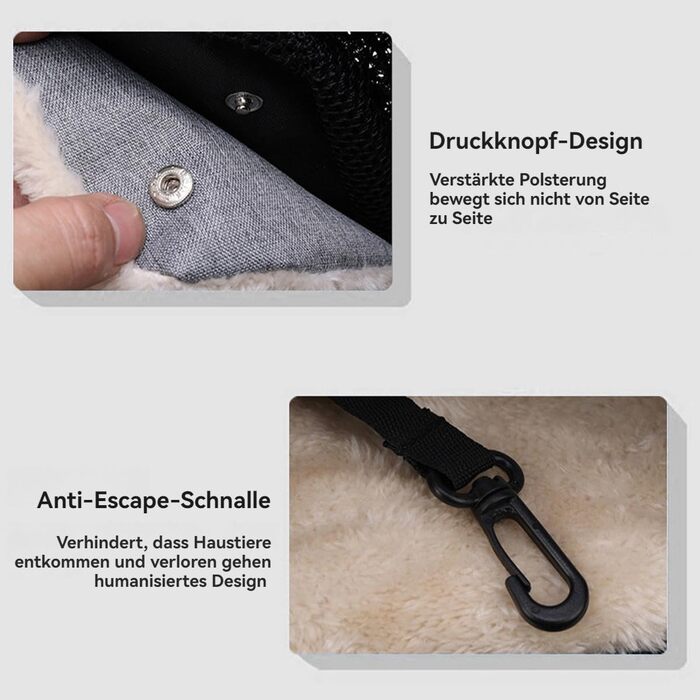 Транспортна переноска для котів та собак, велика, 46x28x29 см, розширювана, сіра. Підходить для котів, собак, цуценят, авіаперевезень.