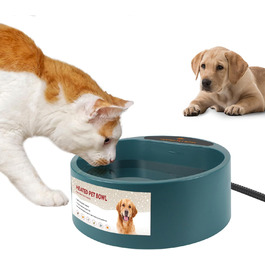 Автоматичний годівниця-поїлка з підігрівом для тварин 2L: інтелектуальна температура та контроль рівня води