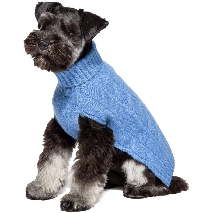 Кашеміровий жилет для маленьких собак та котів, антрацит, розмір M (Medium), темно-сірий