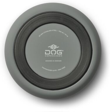 Миска для собак DOG Copenhagen Vega S/M, сіра, пластик