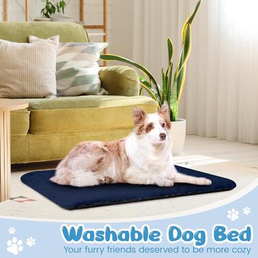 Килимок для собак Baodan, великий, 106x71 см, водонепроникний, з антиковзною основою, XL, морський колір