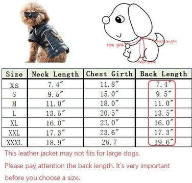 Зимовий теплий одяг для собак NIULA, мотоциклетна куртка з PU-шкіри, водонепроникна, розмір S