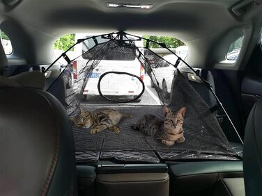 Намет-будка для тварин Pop-Up, великий, для котів, цуценят, кроликів, дрібних тварин, чорний