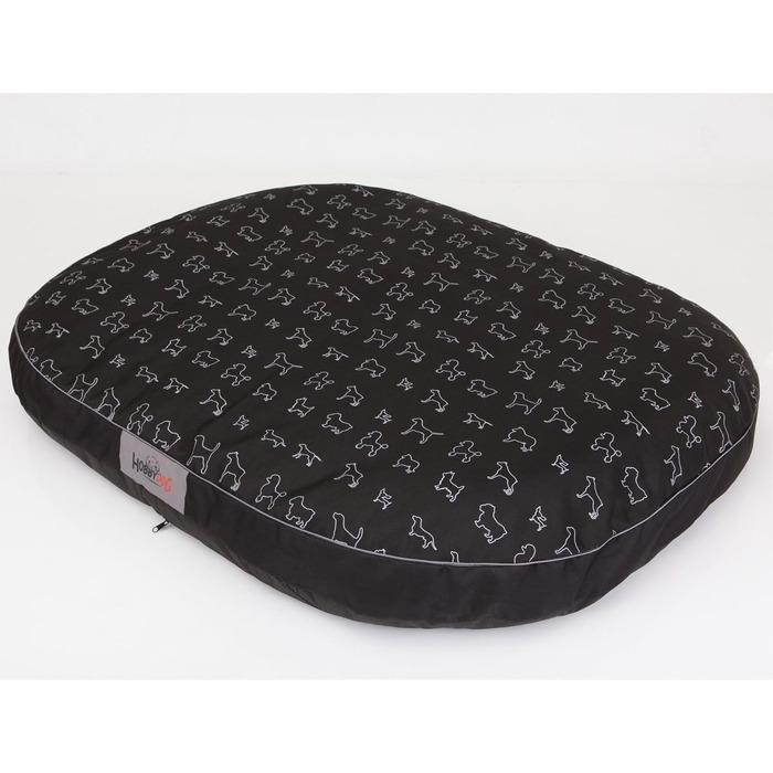 HobbyDog Овальне лежанка для собак MOWCWP2 + іграшка Spieltau: м'який лежак, килимок, матрац для собак, різні розміри (XXL 130x100 см)