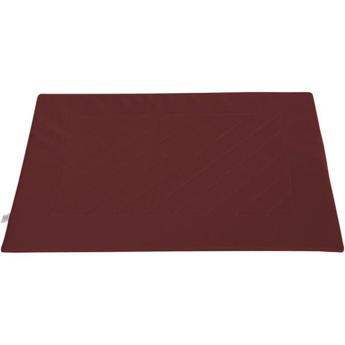 Килимок для собак Barry & Lucy: лежанка, килимок для авто, лежанка для подорожей, водонепроникний, з штучної шкіри (75x105, 105x75, темно-червоний)