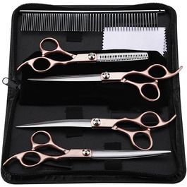 Набір ножиць для витончення шерсті собак Geib (22 шт.) - професійний набір для грумінгу