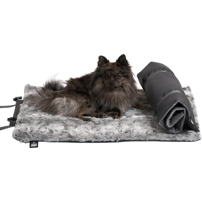 Німецька туристична ковдра для собак Outdoor, міцна та водонепроникна, 55x75 см, з Vlies-наповнювачем, прання при 40°C, Shadow