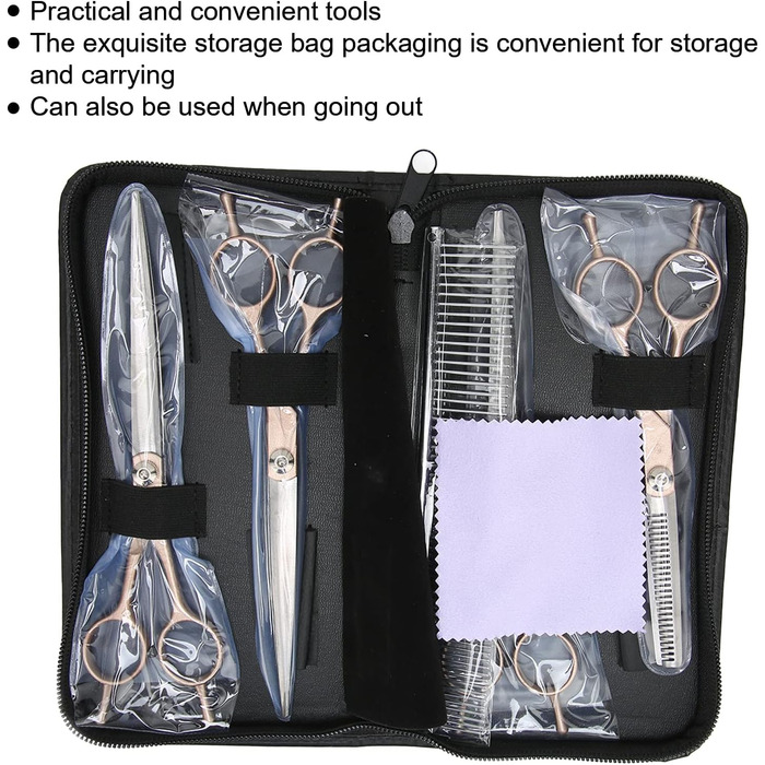 Набір для догляду за собаками: гребінець, тример, ножиці для собак, котів, кроликів, хом'яків. 17,8 см