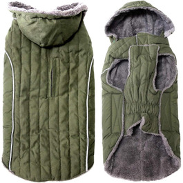 Флісовий худі для собак JoyDaog, теплий плед для цуценят, зелений, розмір S (1 шт.)