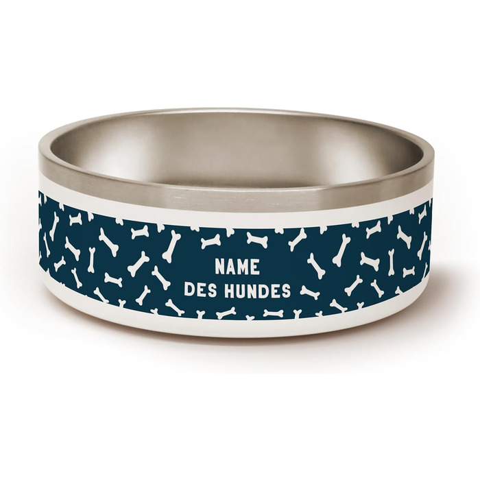 PICANOVA Керамічна годівниця для домашніх тварин з іменем - подарунок для собак - зберігання сухого корму - годівниця для собак та котів - дизайн 