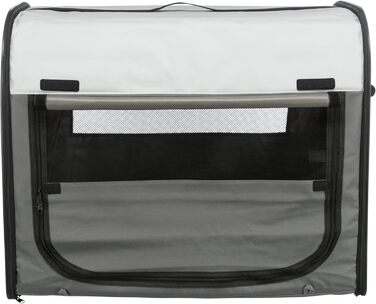 Мобільний переносний вольєр Trixie 39704, середній, 55×65×80 см, сірий