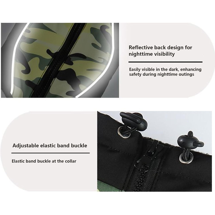 Водонепроникний теплий зимовий одяг для собак - тепла куртка для цуценят та собак різних розмірів, ідеально підходить для прогулянок, навчання та активного відпочинку на вулиці