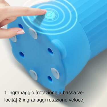 Автоматична мийка для лап собак Lavapaw – USB, для дому та прогулянок, великі цуценята, блакитна