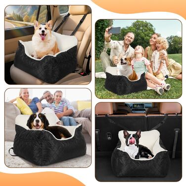 Автокрісло для собак Daromigo, лежанка-кошик для маленьких собак, безпечне автоліжко з неслизьким покриттям