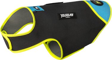 Julius-K9 IDC неопреновий одяг для собак, розмір L, чорний/аквамарин