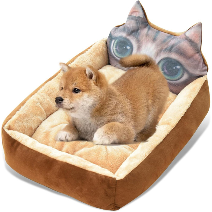 Килимок для собак Petcute: теплий, м'який, миючий, L (70 см), коричневий