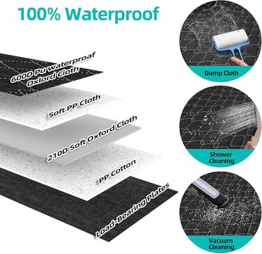 Захист для заднього сидіння автомобіля для собак з жорстким дном, XL, чорний. Водонепроникний, зносостійкий, антиковзний, для собак, вантажівок.