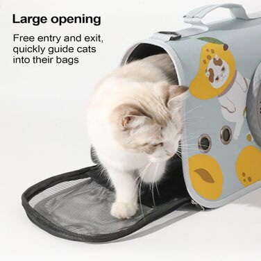 Сумка-переноска для тварин | Сумка через плече для котів, ідеальна для подорожей, хандер, для піших прогулянок, кемпінгу та подорожей