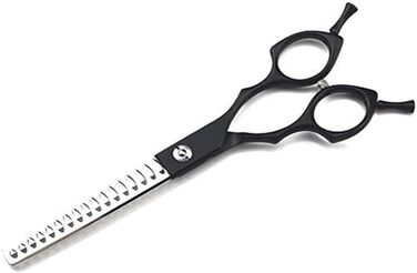 Ножиці для грумінгу собак, вигнуті, професійні, для догляду за шерстю, чорного кольору