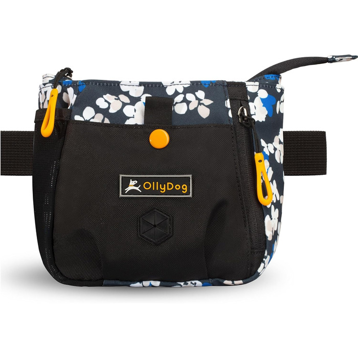 OllyDog Backcountry Tagestasche - Сумка для цуценят OllyDog Backcountry, для тренувань собак, з кишенькою для ласощів та відсіком для відходів, знімний кліпса для пояса (Raven S'25)