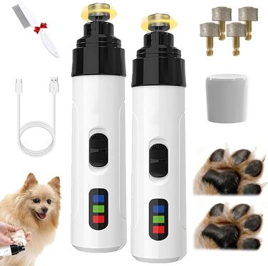 Триммер для собак Orthopfote Ortho Trimmer Pro (2 шт.) - безпечний та тихий інструмент для догляду за кігтями