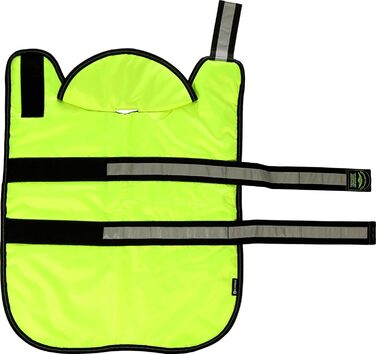 Зимний теплий накид для собак Flamingo Kimo Green – 30 см – водонепроникний, з капюшоном та флісовою підкладкою