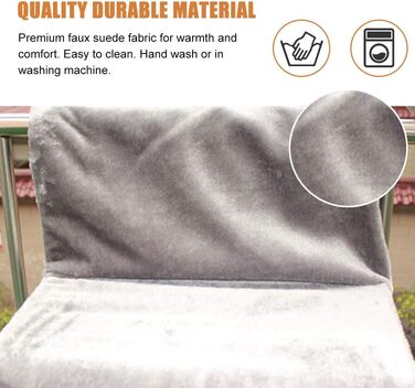 Кішка/Собака, тепле ліжко для батареї опалення, міцний металевий каркас, до 5 кг, сірий колір