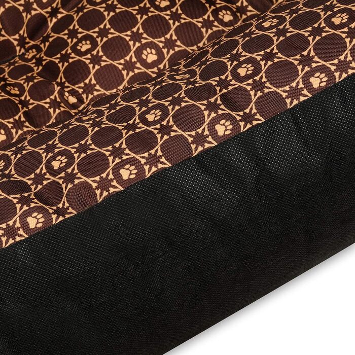 Льожа для собак Louis Braun, 70x55 см, чорний та сірий, M, для малих, середніх та великих собак, миється