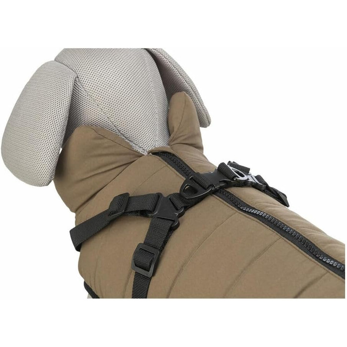 Шлейка Trixie Pirou Winter з намордником, розмір S (40 см), пісочний колір