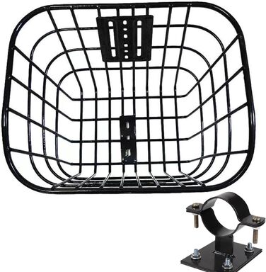 Велосипедний кошик Teksome - кошик на кермо | Знімний транспортний кошик для скутера та триколісного велосипеда з місцем для собак, котів, тварин, фруктів та покупок