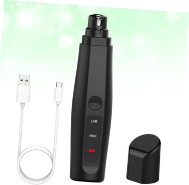 Електричний триммер для нігтів Milisten для собак та котів. Безпечний, тихий, з алмазним покриттям, довговічний