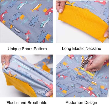 Реабілітаційний одяг для собак після операцій, м'який, з довгими рукавами, для собак, що кастрували, конічні альтернативи, запобігає протіканню, хірургічний комбінезон для великих та середніх (XL, Hai) собак, розмір XL