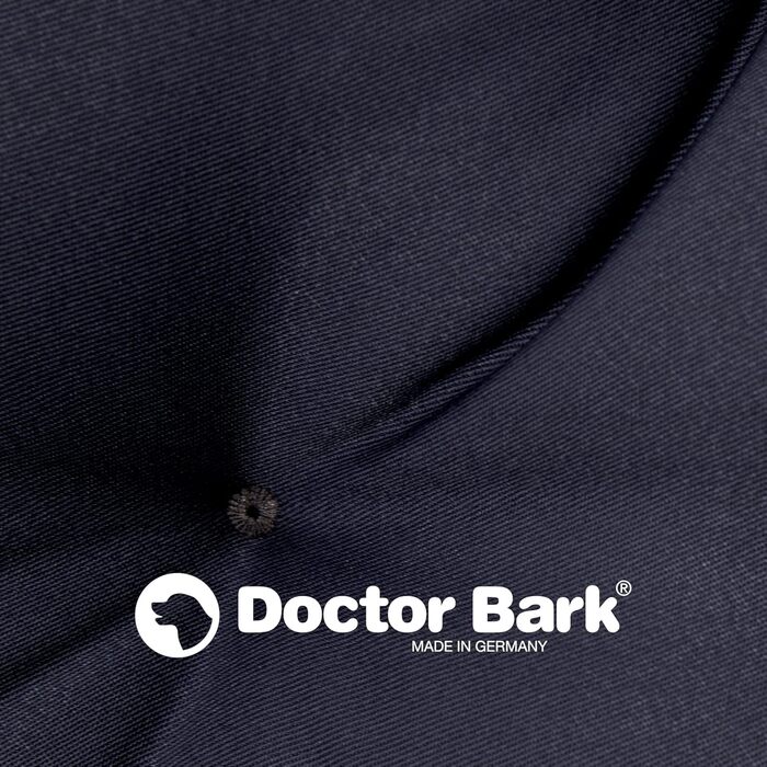 Ортопедичне собаче ліжко Doctor Bark Urban - для середніх собак, 70x50 см, Königsblau (зроблено в Німеччині)