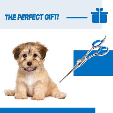 Набір для догляду за шерстю тварин Laazar: професійний набір ножиць для собак та котів (17.8 см, 16.5 см)