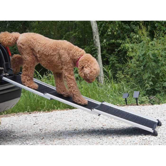 Телескопічний пандус для собак Kleinmetall DOGWALK3, довжина 73-163 см