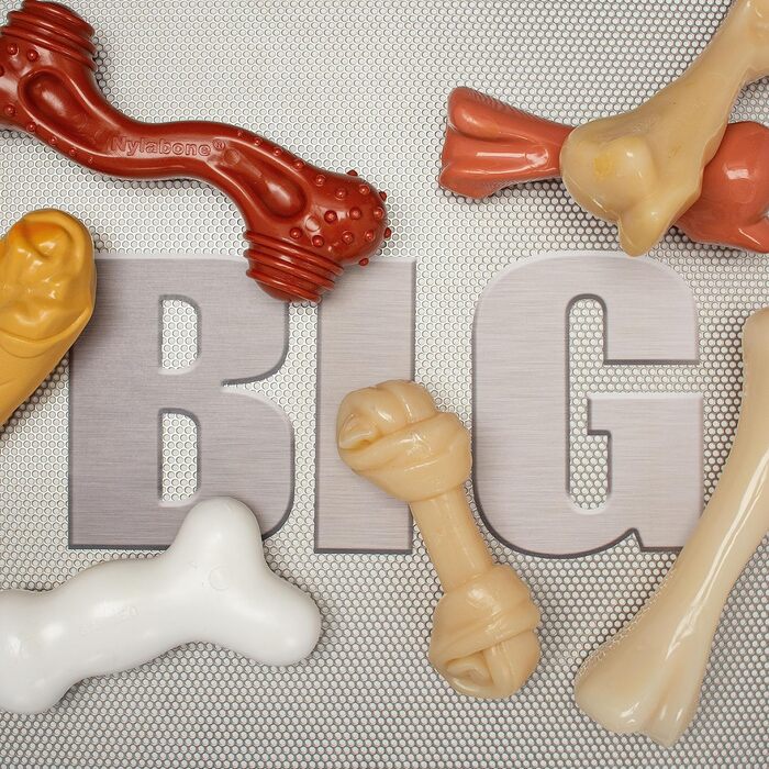 Nylabone Extreme іграшка-кістка для собак, для агресивних та сильних жуваків, зі смаком курки, для дуже великих собак понад 23 кг
