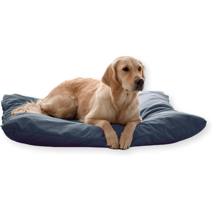 Водонепроникне собаче ліжко 4L Textil ZOE для собак середніх порід (60x50 см, графіт)