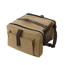 Рюкзак для собак NUOBESTY, регульований, з безпечним ременем, водонепроникний, дихаючий, для подорожей, кемпінгу, хакі