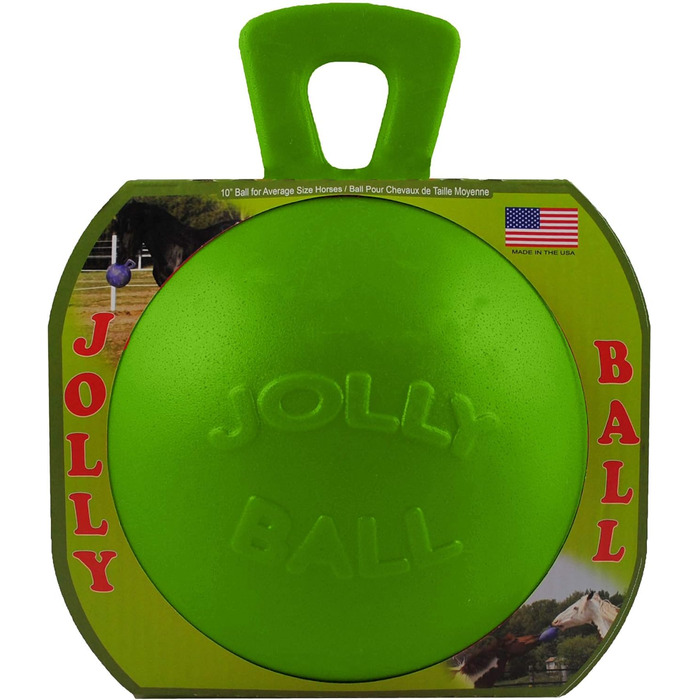 Іграшка м'яч для коней WALDHAUSEN Jolly Ball із ароматом яблука, зелений, 25 см