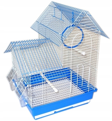 Клітка JulkoZoo 35 x 28 x 47 см, синя