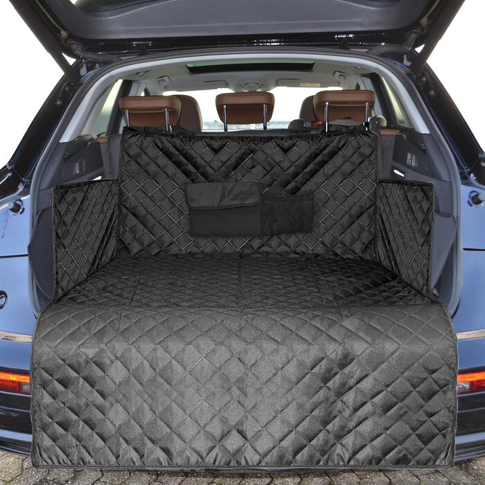 Захист для багажника авто DEFACTO для собак з боковинами та захистом краю, водовідштовхуючий, стійкий до подряпин, легкий у догляді, універсальний, килимок для собак у багажник