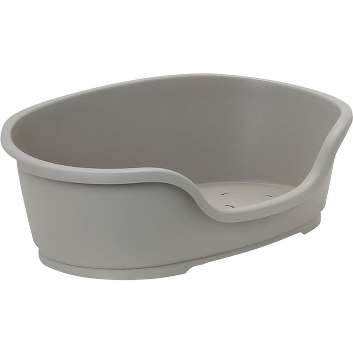 Корзина для домашніх тварин Karlie Haustierkorb Domus L, 50x38x20 см, світло-сіра