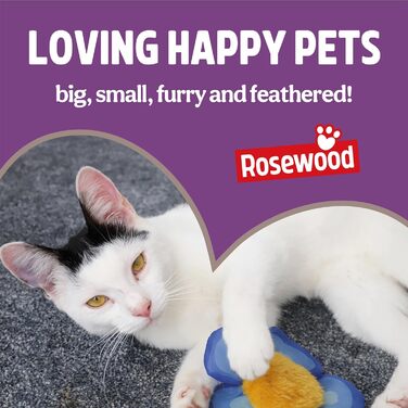 Квіткове ліжко для котів Rosewood 02906 40 Winks, кремовий колір, 35 x 40 x 8 см