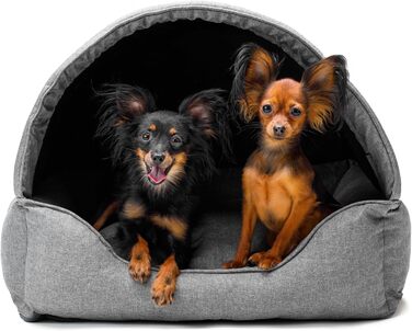 Ліжко для собак з будиночком - ідеальне місце для відпочинку вашого улюбленця! Зручне ліжко-будиночок для собак маленьких та середніх порід. Ліжко-печеринка, переноска, диван для собак. Знімна та пральна наволочка, стабільний каркас. Розмір: 82x58 см, кол
